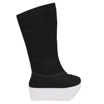 Traditional Chinese Opera Men's High Boots, Peking Opera Thick-Soled Boots, Ancient Costume Performance Shoes, Court-Style Shoes for Young and Old Actors, Court Boots, Official Boots, Martial Arts Thick-Soled Shoes