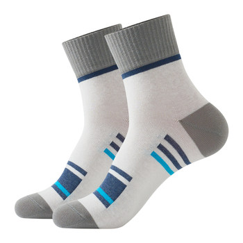 Hengyuanxiang socks ຜູ້ຊາຍ summer ຝ້າຍບໍລິສຸດ deodorant ແລະ sweat-absorbent ຝ້າຍກາງ calf socks ຜູ້ຊາຍພາກຮຽນ spring ແລະດູໃບໄມ້ລົ່ນ antibacterial ກິລາ socks ຝ້າຍ