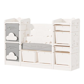 Muku children's toy storage rack household baby supplies feeding table storage cabinet baby storage box storage box storage