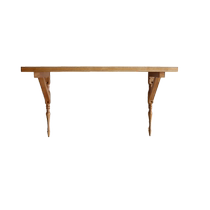 Gaangali retro wall shelf wall bookshelf French wall partition solid wood shelf upper wall laminate