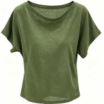 Lazy old money style slimming and versatile short-sleeved t-shirt women's summer retro unique and unique sister style design top