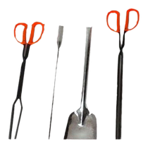 Fire tools three-piece set fire tongs fire hook coal shovel fire scissors fire stick coal ash shovel firewood stove fire wholesale