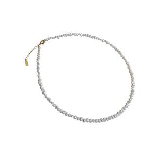 TYUSHA Highlight Broken Silver Baroque Pearl Necklace