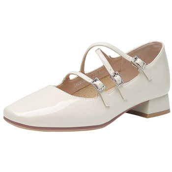 Dadong mary jane women's french square toe women's shoes