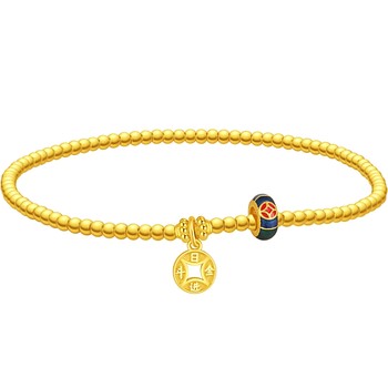 Chao acer gold bracelet 5g enamel gold handkerchief daily fighting coins to recruit gifts for girlfriend price
