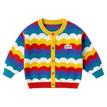 Dudujia boys and girls sweaters children's knitted cardigans