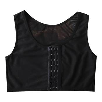 les corset bra ສໍາລັບແມ່ຍິງ, summer ບາງໆ, ເຕົ້ານົມຂະຫນາດໃຫຍ່, ຫໍ່ເຕົ້ານົມຂະຫນາດນ້ອຍ, ການຫຼຸດຜ່ອນການເຕົ້ານົມ, ນັກສຶກສາ ultra-flat ເສື້ອກິລາ tight-fitting