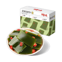 Baicao flavor crispy kelp slices hot and sour flavor 420g kelp shredded packet seafood ready-to-eat seafood snacks internet celebrity snacks