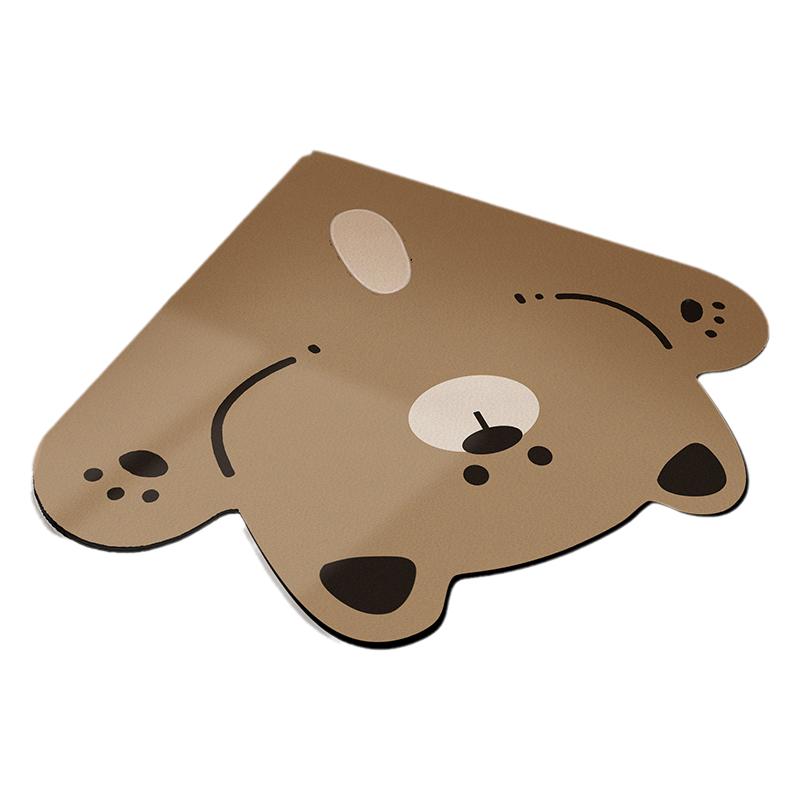 Cartoon kitchen quick-drying floor mats, non-slip, water-absorbent and wipeable diatom mud absorbent mats, doorway stain-resistant floor mats, home carpets