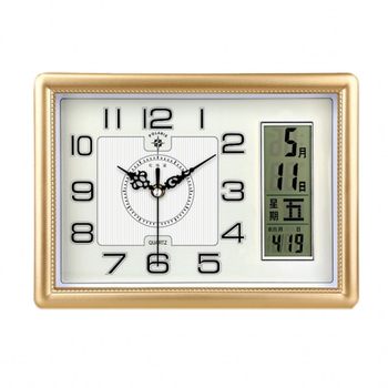 North pole constellation clock stand hanging dual-purpose silent calendar clock