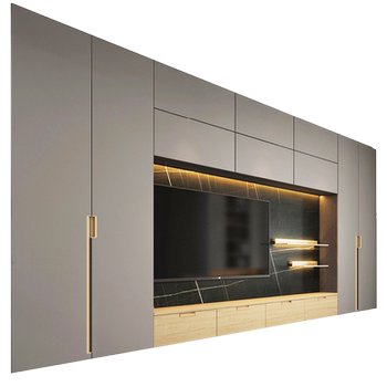 Bai de sheng modern light luxury custom-made overall home decoration wardrobe