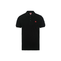 (Self-operated) KENZO solid color new mens cotton micro-elastic loose short-sleeved T-shirt business casual POLO shirt