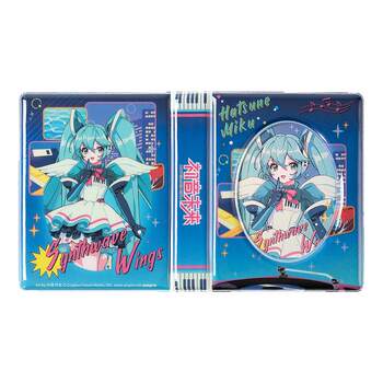 Moeyu hatsune miku synthesizer inspur wings series 3-inch small card book storage memorial miku anime peripheral