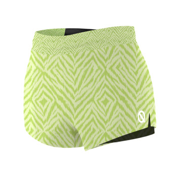 Qinggong lingbo microstep pro three-point shorts printed style