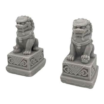 Cement stone lion town house mythical beast little lion chinese style desktop decoration fair-faced concrete chinese style creative gift