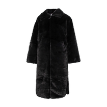 NIKE Nike OUTLETS NSW Womens Nike Big Hook Faux Fur Long Jacket DQ6839-010