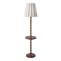 New coffee table floor lamp living room bedroom French retro medieval high-end bedside counter lamp integrated atmosphere lamp