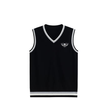 ລຸງ Kimura dk ຕົ້ນສະບັບ V-neck vest embroidered cotton knitted sleeveless sweater vest spring and autumn thin students uniform students