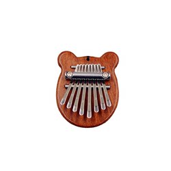 Zhile Kalimba 미니 엄지 피아노 8-8 톤 Bear Pluck Piano 소녀와 어린이를위한 선물로 작은 악기