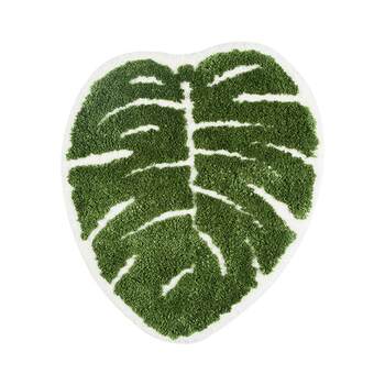 Room carpet bedroom bedside blanket children green leaves