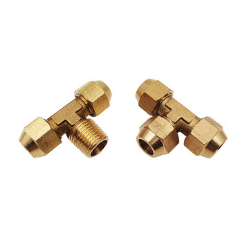 All copper expansion horn tee joint