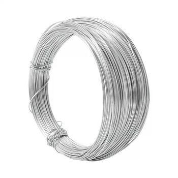 ສາຍເຫຼັກ galvanized ທົນທານຕໍ່ rust-proof diy handmade ເຫຼັກເສັ້ນລວດລາຍດອກ tie ສາຍອ່ອນຂອງເຄື່ອງປັ້ນດິນເຜົາ sculpture skeleton ດອກໄມ້ອຸປະກອນການຜູກມັດຄົວເຮືອນ
