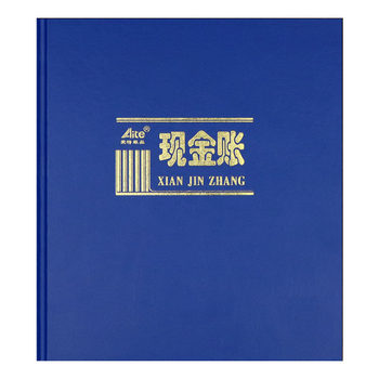 Accounting book thick cash journal general ledger details