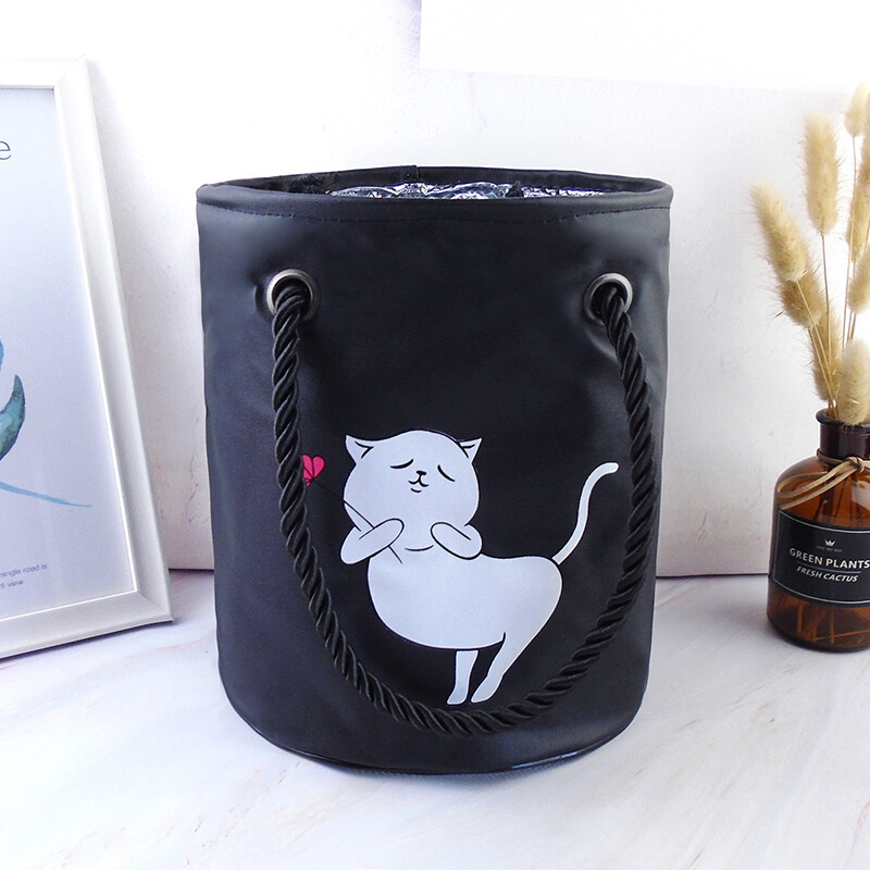 Small cat Drum Bathing Basket handbag Waterproof Bathing Bag Men's Wash Bag Bath bag Girl Fitness Bathing Bag-Taobao