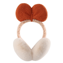 Cute plush ear hood Female winter thickened warm riding electric car Ear Bag Butterfly Knot Ear Warm 3052