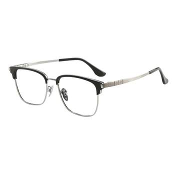 Muchuan pure titanium glasses frames for men with big faces can be adjusted with prescriptions