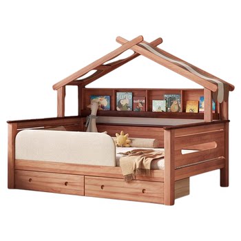 50% off impulse red sandalwood cabin bed solid wood bed