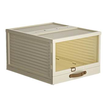Wardrobe storage layered partition artifact drawer