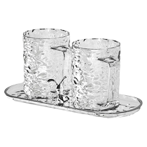 Mouthwash cup household high-looking tooth cup wash cup high-end couple toothbrush cup tooth set tooth cylinder toothbrush wash set