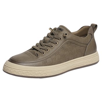 Red dragonfly casual sneakers 2025 autumn and winter new men's shoes flat lace-up leather shoes for men outdoor sports running shoes for men