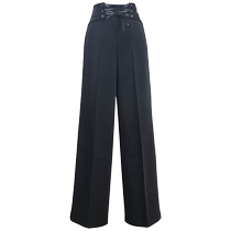 Danbaolo straight waltz dance pants high waist ballroom dancer pants international dance pants Latin dance pants dance pants