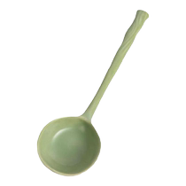 Carot haute valeur haute valeur cuillère à soupe Home Ceramic grande cuillère longue poignée Shengtang spoon Scoop Congee Spoon Tablespoon Cutlery look bien