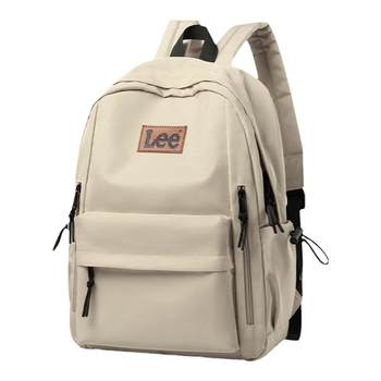 Lee backpack ຜູ້ຊາຍວິທະຍາໄລນັກສຶກສາ commuting casual backpack ແມ່ຍິງໂຮງຮຽນມັດທະຍົມ junior ນັກສຶກສາໂຮງຮຽນມັດທະຍົມຖົງຖົງຄອມພິວເຕີງ່າຍດາຍ