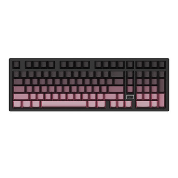 Atk v100 semi-aluminum e-sports three-mode mechanical keyboard with large configuration, low latency, ergonomic design, gaming and office