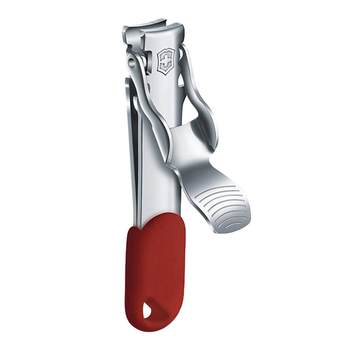 Victorinox Military Knife Stainless Steel Nail Scissors Ultra Thin Mini Anti-Splash Swiss Accessories Nail Clippers Red