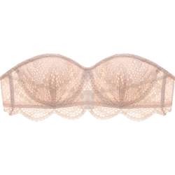 Tube top bra for women with big breasts, small push-up, invisible non-slip chest-wrapped sexy underwear summer