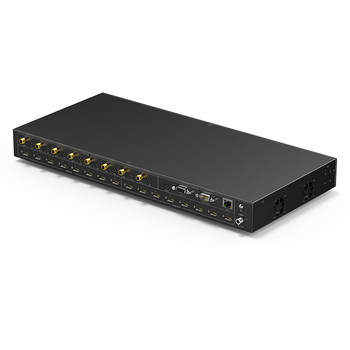Green alliance hdmi matrix 8-in-8-out 4k ຄອມພິວເຕີເຈົ້າພາບທີ່ມີຄວາມລະອຽດສູງ ຈໍສະແດງຜົນຫຼາຍໜ້າຈໍ ຈໍສະແດງຜົນແຕກແຍກໜ້າຈໍແບບໜຶ່ງຫາສອງ/ສີ່/ແປດ ຕົວປ່ຽນໜ້າຈໍຂະຫຍາຍທີ່ມີການແຍກສຽງ