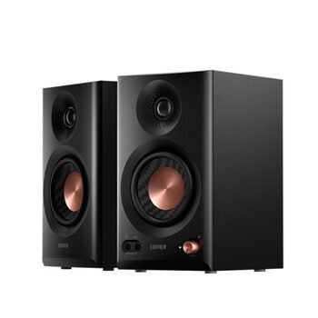Edifier mr3bt bluetooth audio active desktop computer monitoring 2.0 wooden desktop speaker