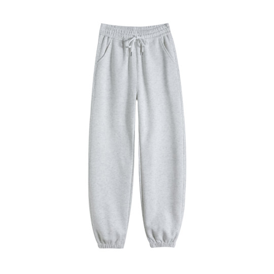 High waist versatile extended super long spring and autumn sports pants for women