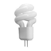 Mirror headlight bulb G4 energy-saving bulb 5W two-pin pin lamp bead 3W bathroom aisle light small spiral energy-saving lamp