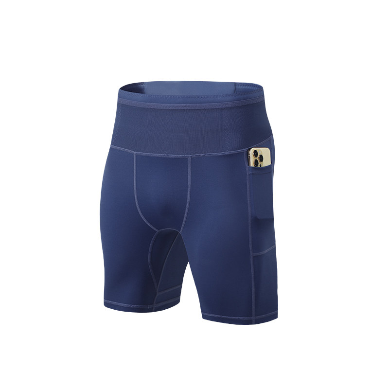 Six-pocket professional marathon running compression pants