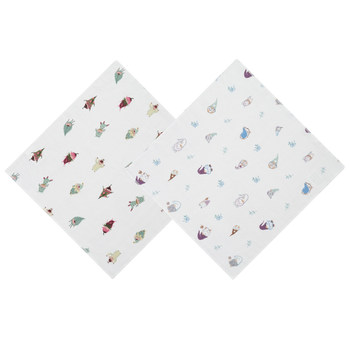 Nest Designs baby square towel newborn bamboo cotton handkerchief face towel gauze towel 6 pack