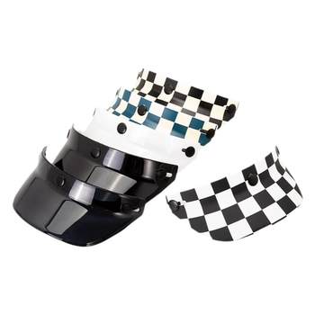 Retro helmet brim accessories motorcycle helmet brim half helmet sun brim sun protection 3/4 helmet brim