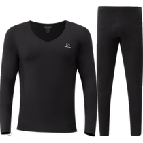 Antarctic Seamless Thermal Underwear Mens Autumn and Winter Thickened and Velvet Heated Autumn Clothes and Long Autumn Pants Set