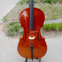 High-end beginner practice cello for adults and children white matte glossy black cello on sale