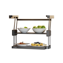 Gemei wall cabinet pull-down foldable storage rack for preparing dishes dishes condiments kitchen storage wall storage rack
